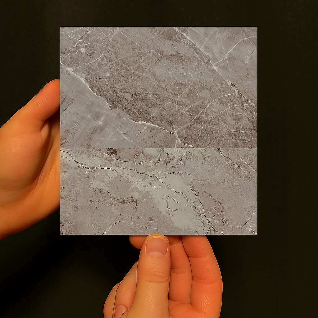 Proefstuk - Taupe Elégance Marble