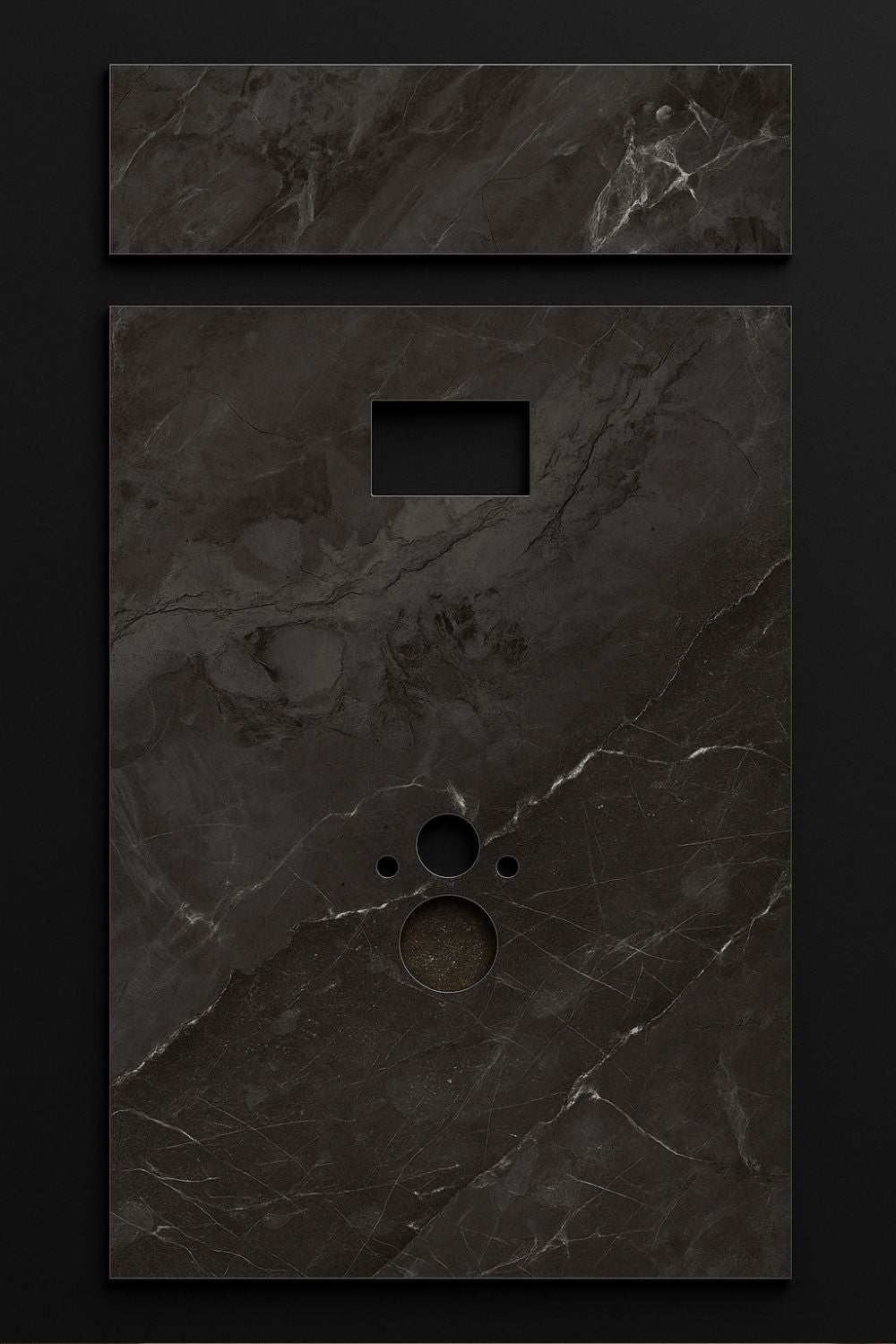 Toilet Paneel - Smoked Grey Marble