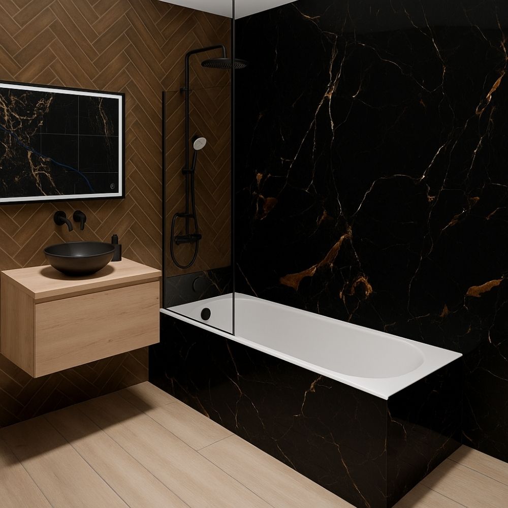 Black & Gold Marble