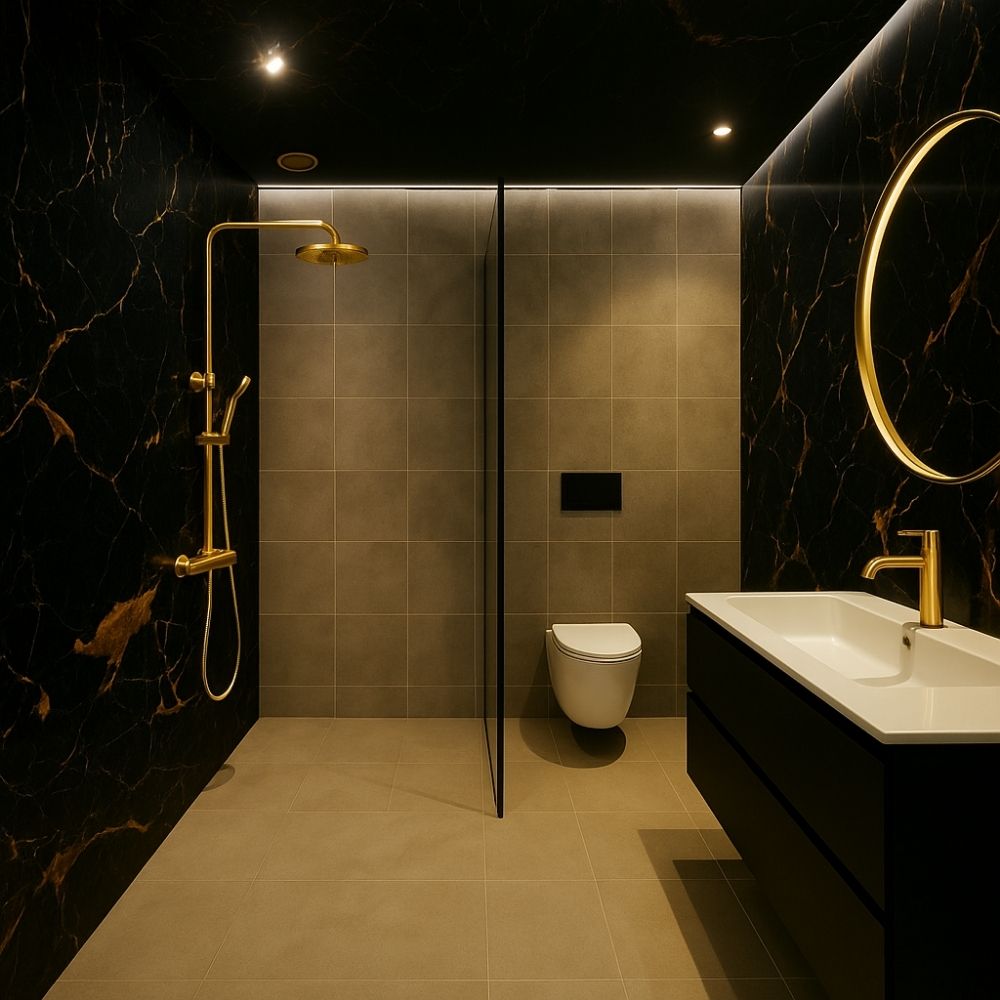 Black & Gold Marble