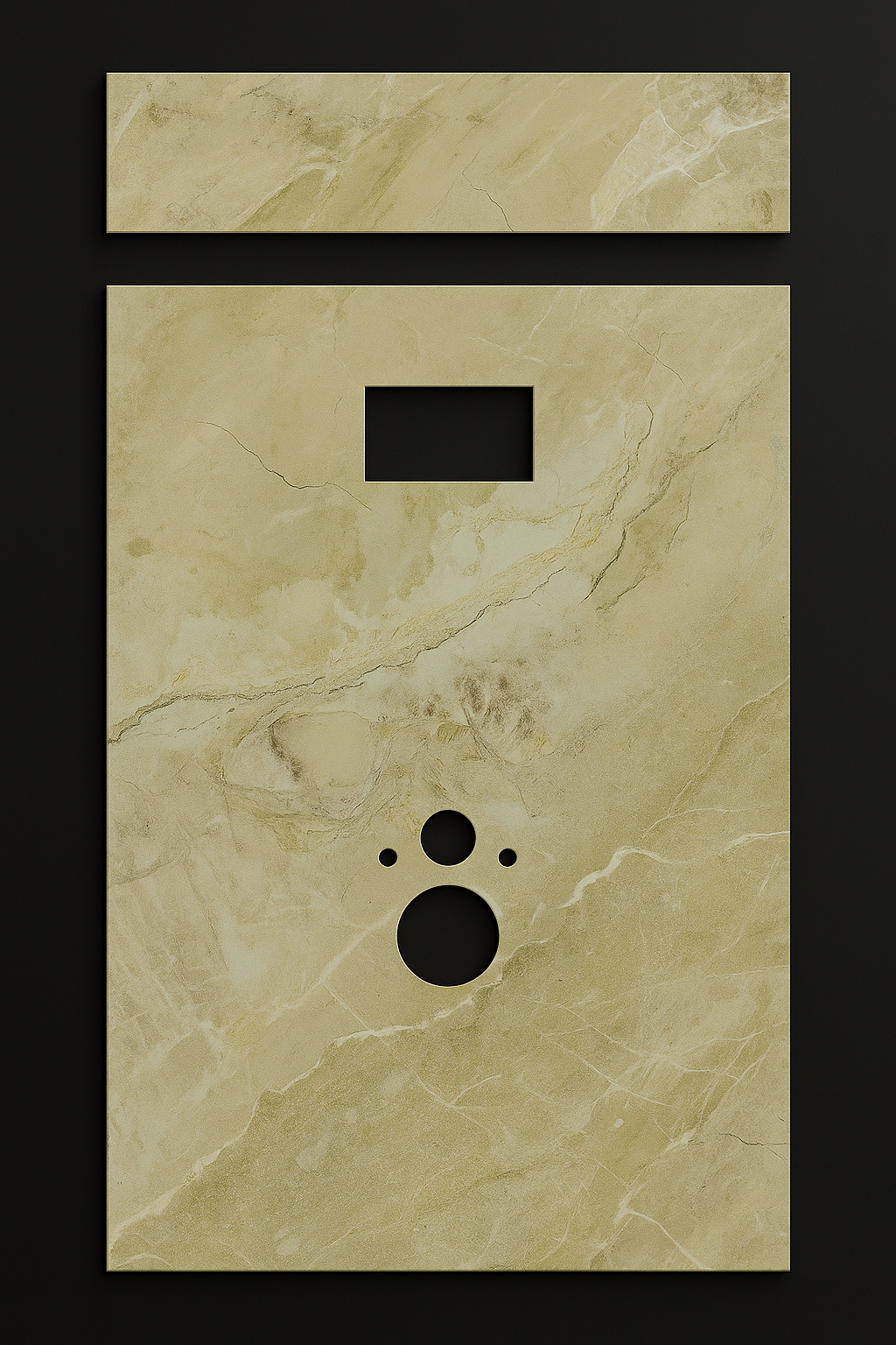 Toilet Paneel - Golden Sand Marble