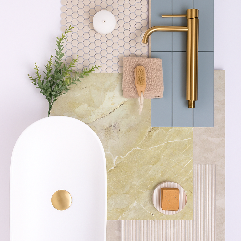 Proefstuk - Golden Sand Marble