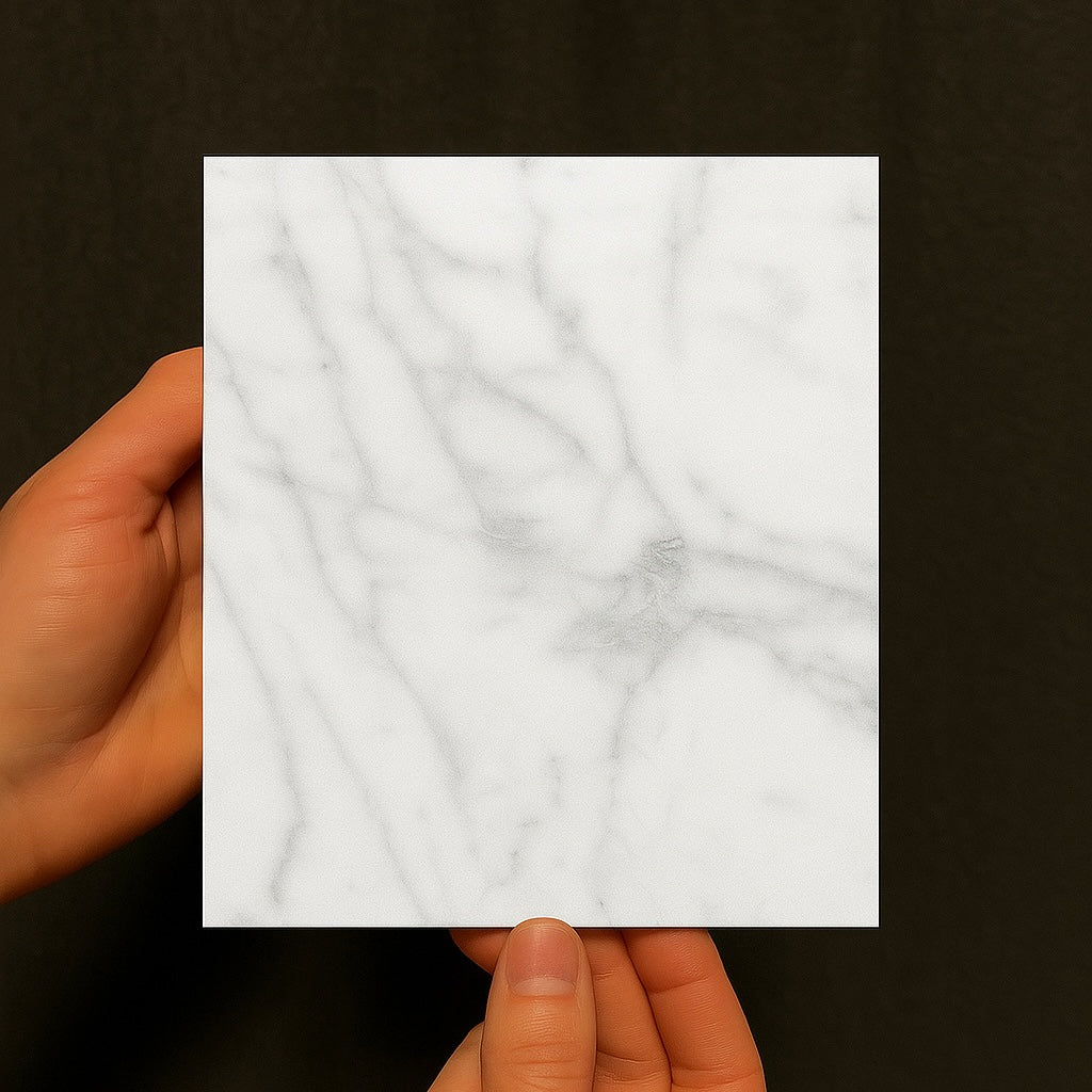 Proefstuk - Carrara White Marble