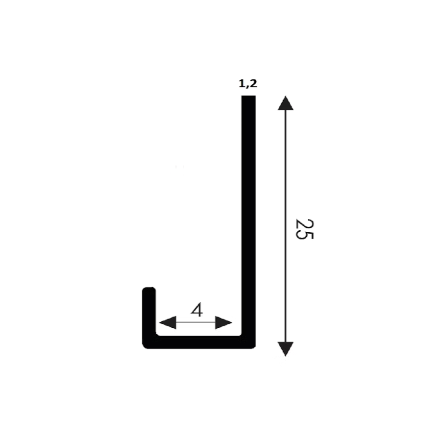 Eindafwerking Profiel
